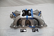 Aluminum Intake Manifold BEFORE Chrome-Like Metal Polishing and Buffing Services / Restoration Services