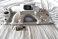 GM Aluminum Intake Manifold BEFORE Chrome-Like Metal Polishing and Buffing Services / Restoration Services