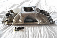 Edelbrock Victor Jr. Aluminum Intake Manifold BEFORE Chrome-Like Metal Polishing and Buffing Services / Restoration Services