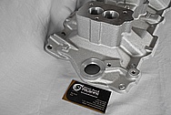 Small Block Chevy Aluminum Intake Manifold BEFORE Chrome-Like Metal Polishing and Buffing Services / Restoration Services