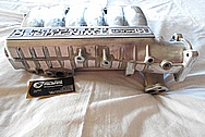 Mitsubishi 3000GT Aluminum Intake Manifold BEFORE Chrome-Like Metal Polishing and Buffing Services / Restoration Services