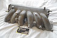 Toyota Supra 2JZ-GTE Aluminum Upper Intake Manifold BEFORE Chrome-Like Metal Polishing and Buffing Services / Restoration Services 