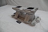 Weiand Aluminum Intake Manifold BEFORE Chrome-Like Metal Polishing - Aluminum Polishing 