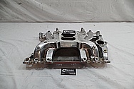 V8 Engine Aluminum Intake Manifold BEFORE Chrome-Like Metal Polishing - Aluminum Polishing