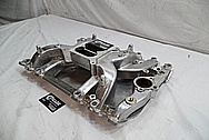 V8 Engine Aluminum Intake Manifold BEFORE Chrome-Like Metal Polishing - Aluminum Polishing
