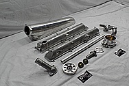 Toyota Supra 2JZ-GTE Aluminum Upper Intake Manifold Setup BEFORE Chrome-Like Metal Polishing - Aluminum Polishing 