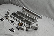 Toyota Supra 2JZ-GTE Aluminum Upper Intake Manifold Setup BEFORE Chrome-Like Metal Polishing - Aluminum Polishing 