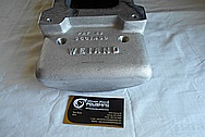 Weiand Aluminum Upper Intake Manifold BEFORE Chrome-Like Metal Polishing - Aluminum Polishing