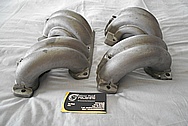 Aluminum Tuned Port Intake Manifold Runners BEFORE Chrome-Like Metal Polishing and Buffing Services - Aluminum Polishing