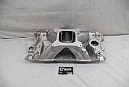 V8 Engine Aluminum Intake Manifold BEFORE Chrome-Like Metal Polishing - Aluminum Polishing