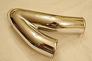 HKS Turbo Aluminum Y-Pipe AFTER Chrome-Like Metal Polishing and Buffing Services