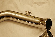 Custom Aluminum Intercooler Piping AFTER Chrome-Like Metal Polishing and Buffing Services