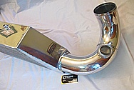 Toyota Supra Aluminum Intercooler Piping AFTER Chrome-Like Metal Polishing and Buffing Services