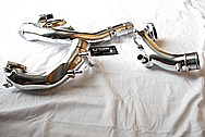 Toyota Supra 2JZ-GTE Turbo Aluminum Intercooler Piping AFTER Chrome-Like Metal Polishing and Buffing Services