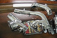 HKS Turbo Aluminum Y-Pipe AFTER Chrome-Like Metal Polishing and Buffing Services