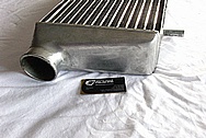 Toyota Supra 2JZGTE Blitz Aluminum Intercooler BEFORE Chrome-Like Metal Polishing and Buffing Services