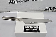 Stainless Steel Knife Blade AFTER Chrome-Like Polishing and Buffing - Stainless Steel Polishing - Knife Blade Polishing