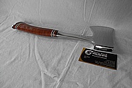 Stainless Steel hatchet Blade and Handle AFTER Chrome-Like Metal Polishing and Buffing Services / Restoration Services