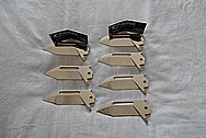 Steel Knife Blades AFTER Chrome-Like Metal Polishing and Buffing Services / Restoration Services