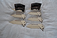 Steel Knife Blades AFTER Chrome-Like Metal Polishing and Buffing Services / Restoration Services