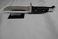 Steel Knife Blade BEFORE Chrome-Like Metal Polishing and Buffing Services / Restoration Services