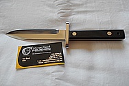 Randall Made Stainless Steel Knife BEFORE Chrome-Like Metal Polishing and Buffing Services / Restoration Services