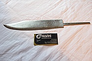Stainless Steel Knife Blade BEFORE Chrome-Like Metal Polishing and Buffing Services