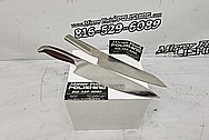 Stainless Steel Knife Blade BEFORE Chrome-Like Polishing and Buffing - Stainless Steel Polishing - Knife Blade Polishing