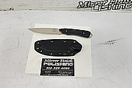 Talonite Talon Knife Blade BEFORE Chrome-Like Polishing and Buffing - Talonite Polishing - Knife Blade Polishing
