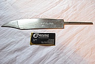 Stainless Steel Knife Blade BEFORE Chrome-Like Metal Polishing and Buffing Services