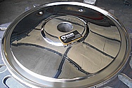 Stainless Steel Covers AFTER Chrome-Like Metal Polishing - Steel Polishing Services - Manufacturer Polishing Services