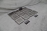 Stainless Steel Drain Pieces AFTER Chrome-Like Metal Polishing - Steel Polishing Services - Manufacturer Polishing Services