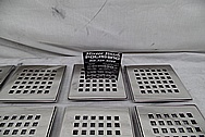 Stainless Steel Drain Pieces AFTER Chrome-Like Metal Polishing - Steel Polishing Services - Manufacturer Polishing Services