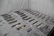 Stainless Steel Indian Scout Brackets AFTER Chrome-Like Metal Polishing - Aluminum Polishing - Manufacturer Polishing