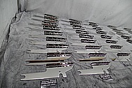 Stainless Steel Indian Scout Brackets AFTER Chrome-Like Metal Polishing - Aluminum Polishing - Manufacturer Polishing