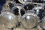 Stainless Steel Tank Car Lids AFTER Chrome-Like Metal Polishing - Stainless Steel Polishing