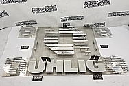 UHLIG Stainless Steel Sign Art AFTER Chrome-Like Metal Polishing and Buffing Services / Restoration Services - Aluminum Polishing