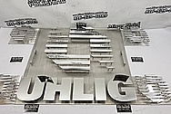 UHLIG Stainless Steel Sign Art AFTER Chrome-Like Metal Polishing and Buffing Services / Restoration Services - Aluminum Polishing