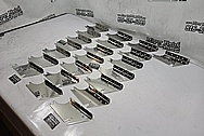 Stainless Steel Manufacturer Harley Davidson Motorcycle Brackets AFTER Chrome-Like Metal Polishing and Buffing Services / Restoration Services - Manufacturer Polishing - Stainless Steel Polishing