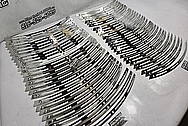 Stainless Steel Manufacturer Harley Davidson Motorcycle Windshield Trim Parts AFTER Chrome-Like Metal Polishing and Buffing Services / Restoration Services - Manufacturer Polishing - Stainless Steel Polishing