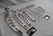 Vance & Hines Aluminum Motorcycle Parts AFTER Chrome-Like Metal Polishing - Stainless Steel Manufacturing Polishing / Production Polishing