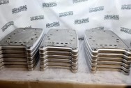 Aluminum Medical Fibrillation Machine Pieces Sand Moulding / Invetstment Castings AFTER Chrome-Like Metal Polishing and Buffing Services / Restoration Services - Aluminum Polishing - Sand Casting - Investment Casting 