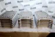 Aluminum Medical Fibrillation Machine Pieces Sand Moulding / Invetstment Castings AFTER Chrome-Like Metal Polishing and Buffing Services / Restoration Services - Aluminum Polishing - Sand Casting - Investment Casting 