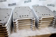 Aluminum Medical Fibrillation Machine Pieces Sand Moulding / Invetstment Castings AFTER Chrome-Like Metal Polishing and Buffing Services / Restoration Services - Aluminum Polishing - Sand Casting - Investment Casting 