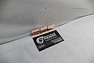 Copper Coupon Pieces AFTER Chrome-Like Metal Polishing - Copper Polishing - Manufacture Polishing