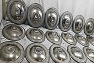 Stainless Steel Manufacturer Breather Lids BEFORE Chrome-Like Metal Polishing and Buffing Services - Stainless Steel Polishing Services - Manufacturer Polishing