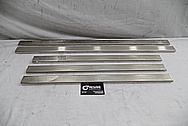 Stainless Steel Drain Pieces BEFORE Chrome-Like Metal Polishing - Stainless Steel Polishing - Manufacture Polishing 