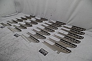 Stainless Steel Indian Scout Brackets BEFORE Chrome-Like Metal Polishing - Aluminum Polishing - Manufacturer Polishing