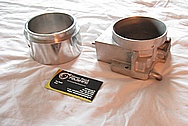 1997 - 2004 Chevrolet C5 Corvette LS1 Aluminum Mass Air Meter BEFORE Chrome-Like Metal Polishing and Buffing Services
