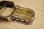 Toyota Supra 2JZGTE Aluminum Oil Pan AFTER Chrome-Like Metal Polishing and Buffing Services